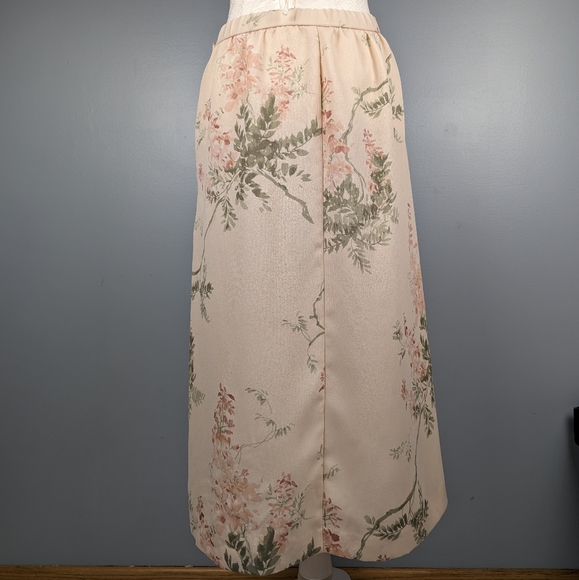 Light pink maxi midi skirt - Picture 4 of 6